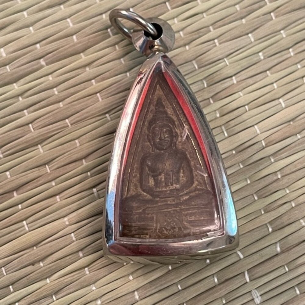 VINTAGE 3-D Double-Sided Buddha Pendant - Unisex